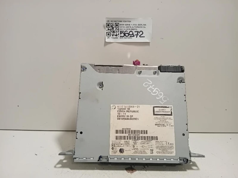 Unità Autoradio 65129272369 Bmw Serie 1 F20 Berlina 2012