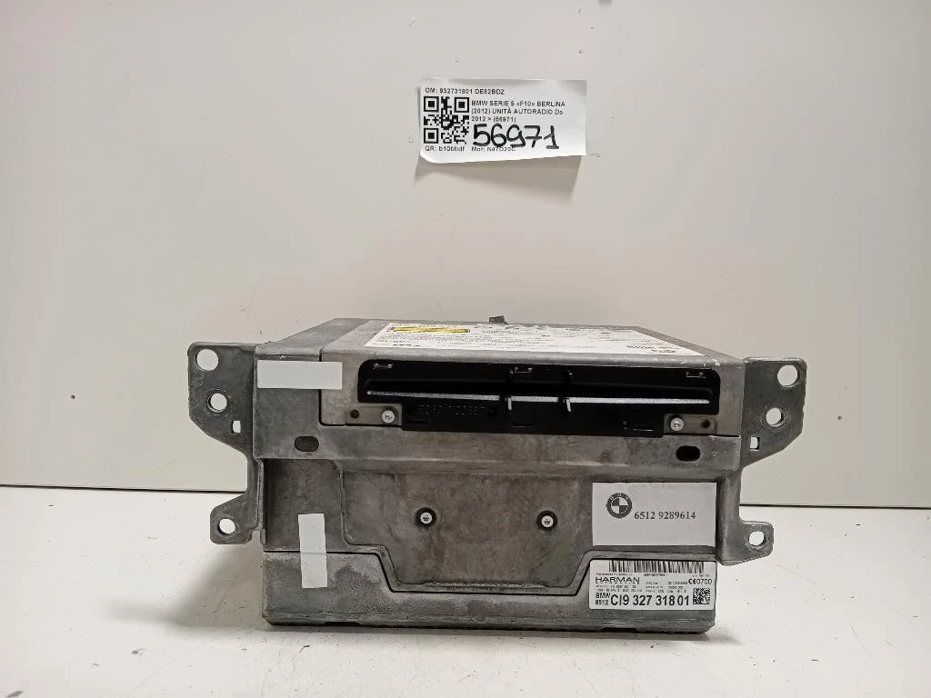 Unità Autoradio 932731801 Bmw Serie 5 F10 Berlina 2012