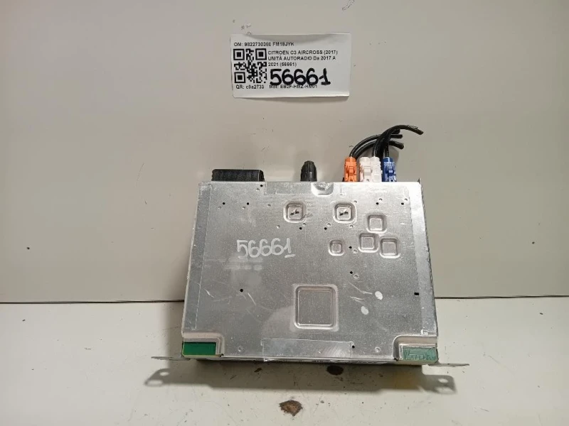 Unità Autoradio 9822730380 Citroen C3 Aircross 2017