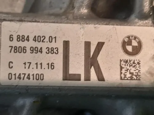 Scatola Sterzo Cservosterzo 7806994383 F20 F30 F31 Bmw Serie 1 F20 Berlina 2012