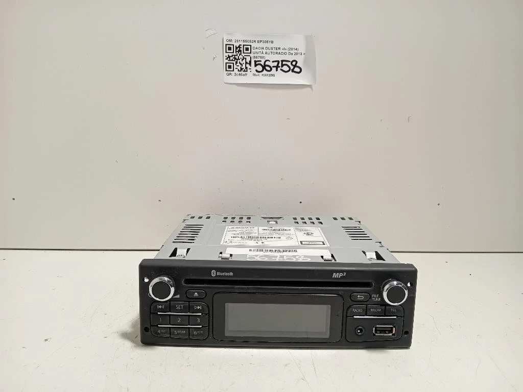 Unità Autoradio 281155052R Dacia Duster I 2014