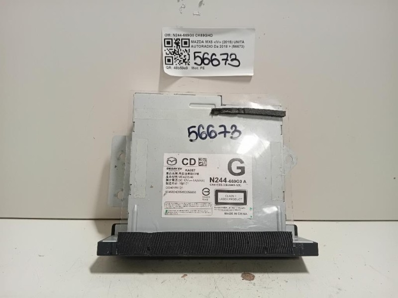 Unità Autoradio N244-669G0 Mazda MX5 IV 2015