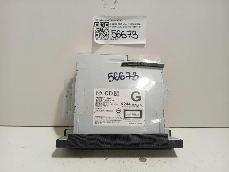 Unità Autoradio N244-669G0 Mazda MX5 IV 2015
