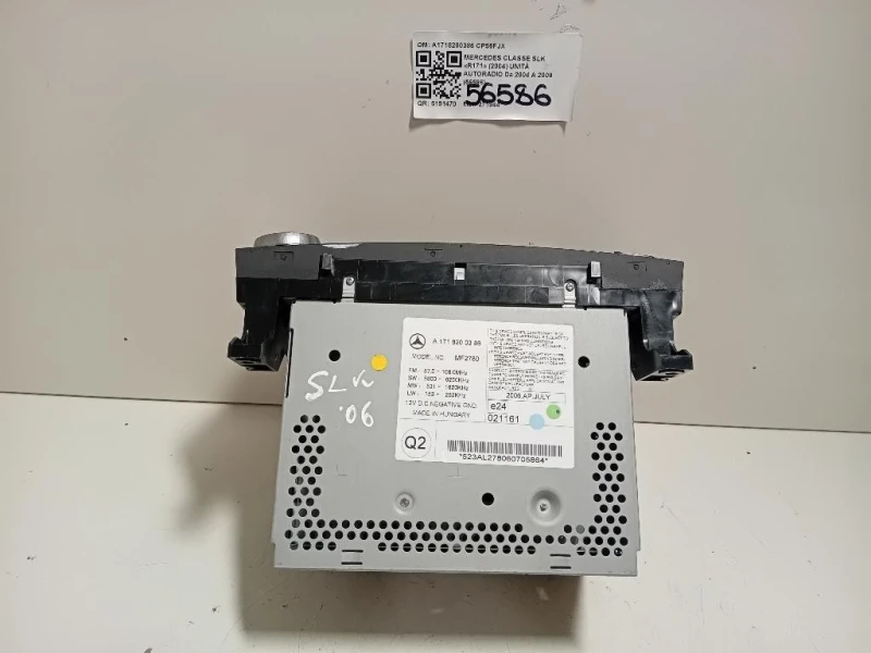 Unità Autoradio A1718200386 Mercedes Classe SLK R171 2004