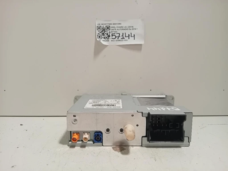 Unità Autoradio 9818777680 Opel Vivaro C 2019