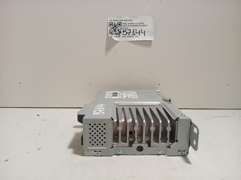 Unità Autoradio 9818777680 Opel Vivaro C 2019