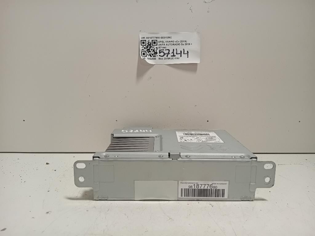 Unità Autoradio 9818777680 Opel Vivaro C 2019