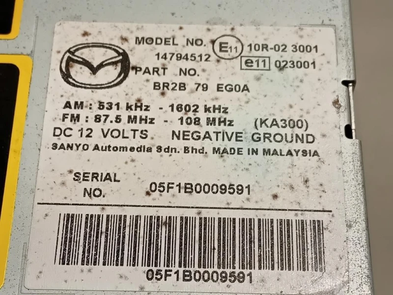 Unita DI Comando Multimediale 14794512 +MODULO AC Mazda MX5 III 2006