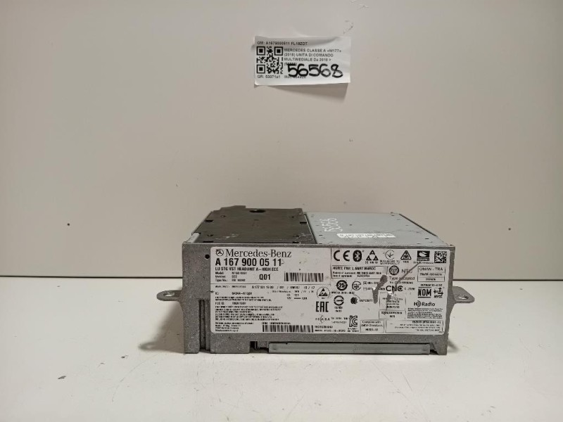 Unita DI Comando Multimediale A1679000511 Mercedes Classe A W177 2018