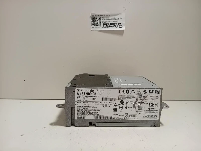 Unita DI Comando Multimediale A1679000511 Mercedes Classe A W177 2018