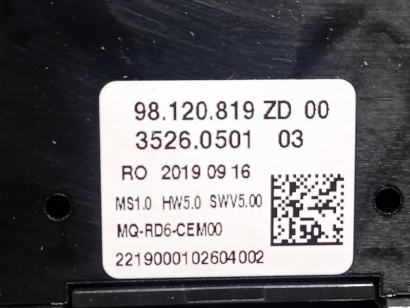 Unita DI Comando Multimediale 9830084880 Opel Vivaro C 2019