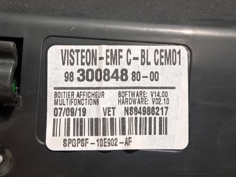 Unita DI Comando Multimediale 9830084880 Opel Vivaro C 2019