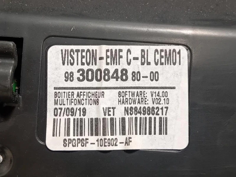 Unita DI Comando Multimediale 9830084880 Opel Vivaro C 2019