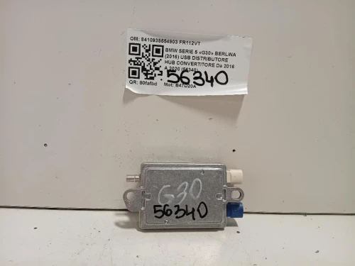 USB Distributore HUB Convertitore 8410935554903 Bmw Serie 5 G30 Berlina 2016