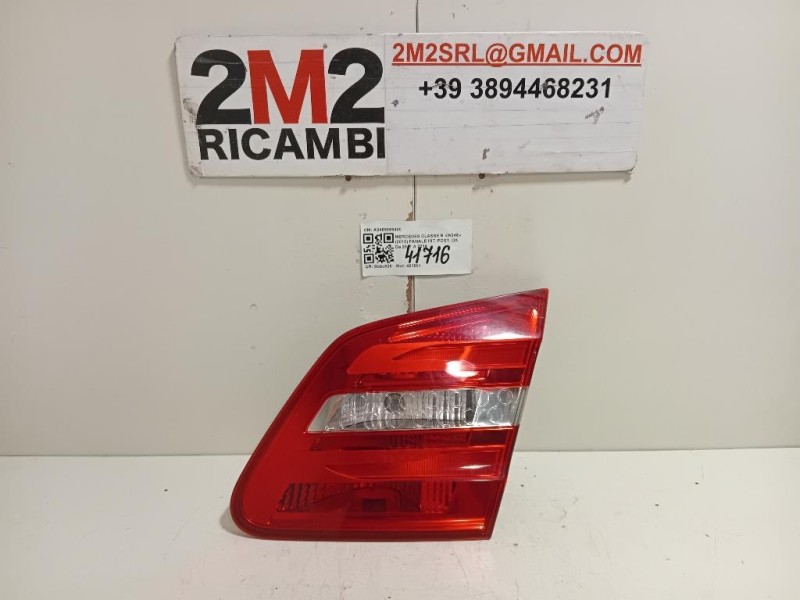 Fanale INT POST DX A2469066400 Mercedes Classe B W246 2012