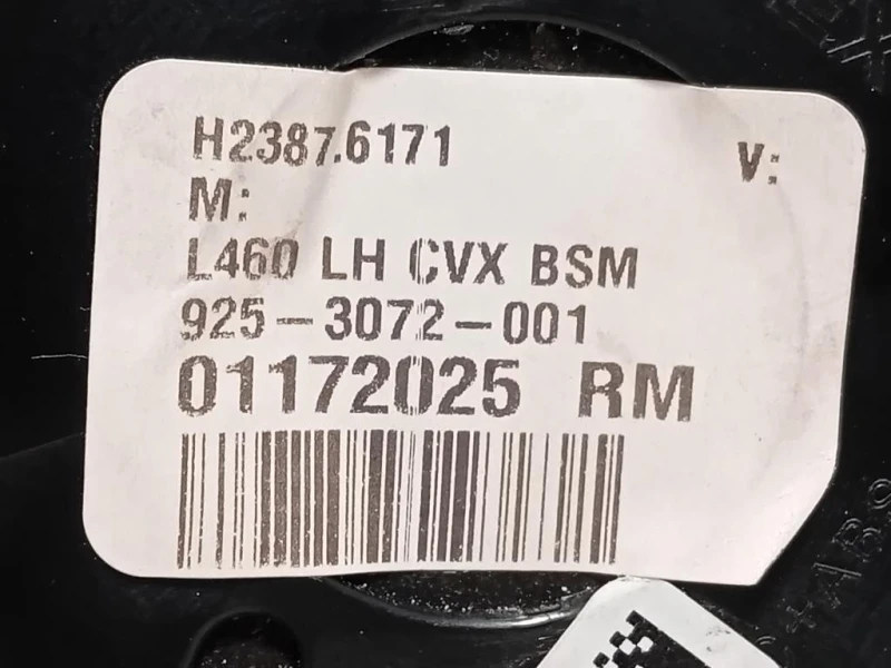 Vetro Specchio Retrovisore ANT SX 9253072001 Land Rover Range Rover Sport IV 2022