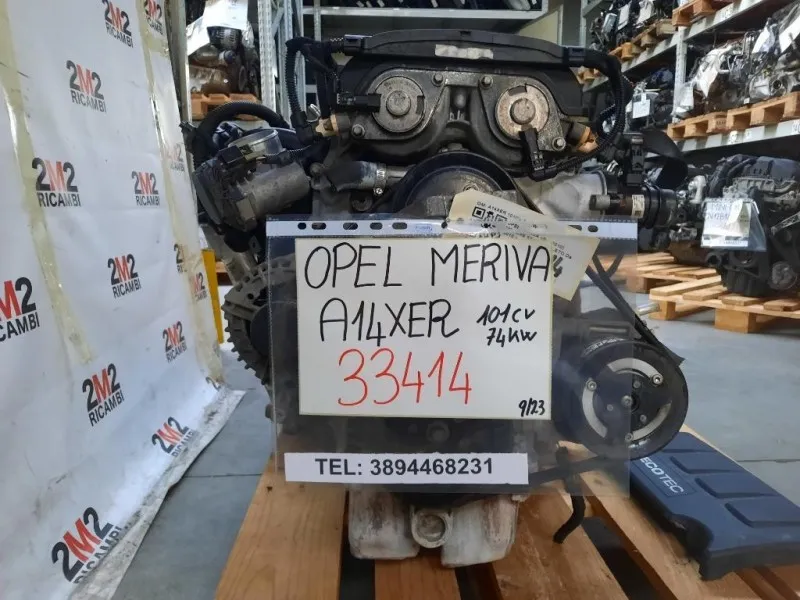 Motore Completo A14XER 101CV 74 KW Opel Meriva B 2010