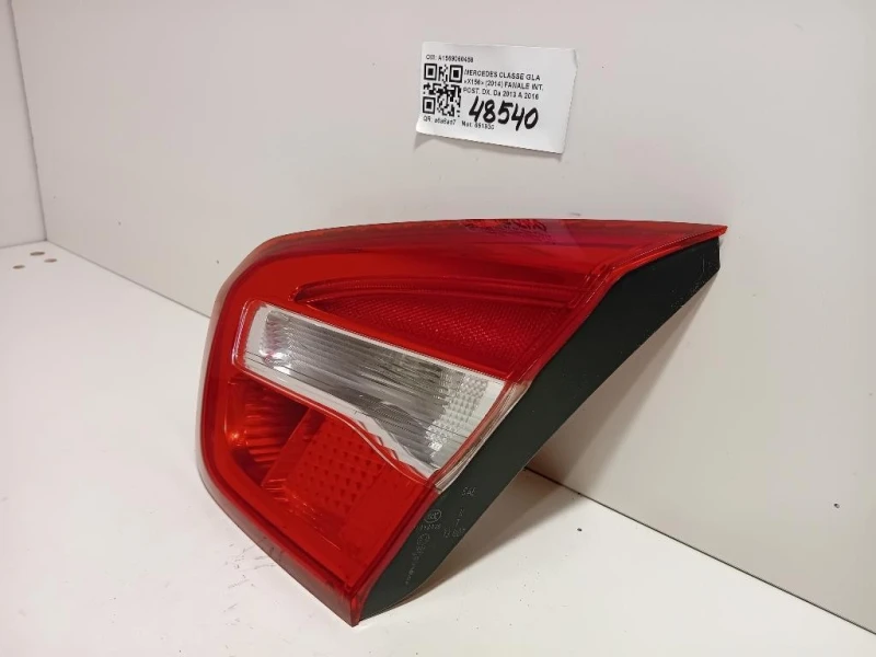Fanale INT POST DX A1569060458 Mercedes Classe GLA X156 2014