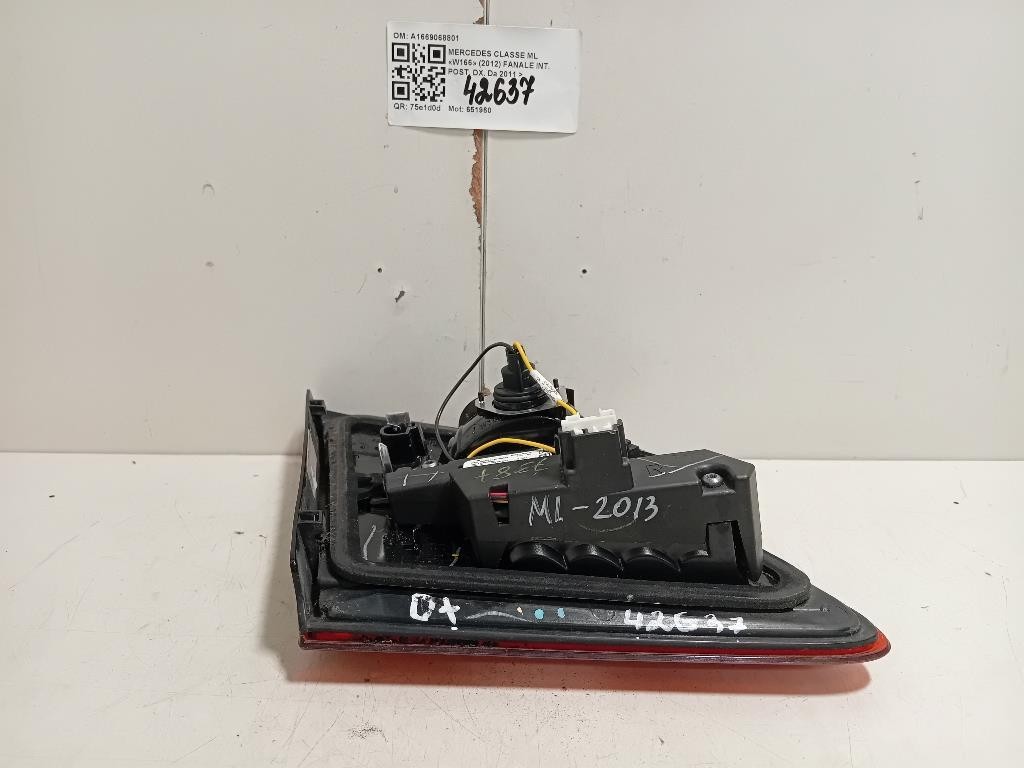 Fanale INT POST DX A1669068801 Mercedes Classe ML W166 2012
