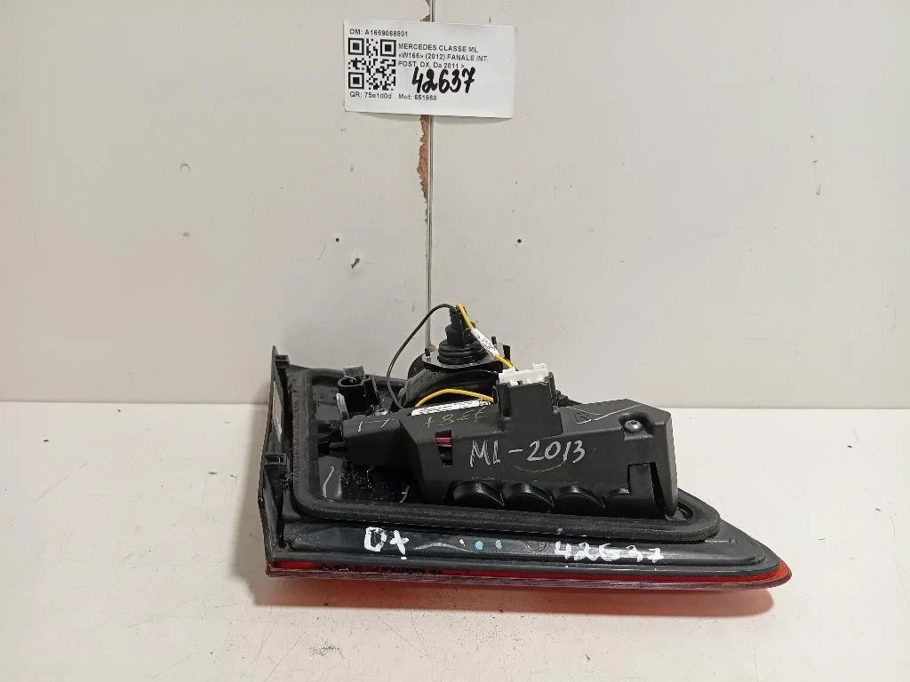 Fanale INT POST DX A1669068801 Mercedes Classe ML W166 2012