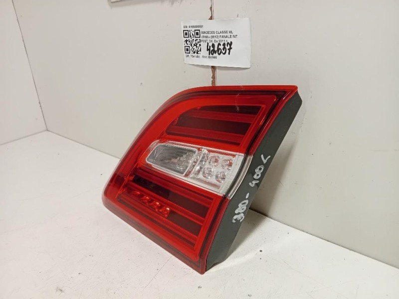Fanale INT POST DX A1669068801 Mercedes Classe ML W166 2012