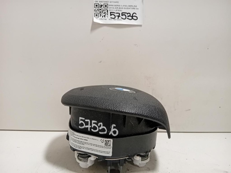 Air-bag Guidatore 685730601 Bmw Serie 3 F30 Berlina 2012