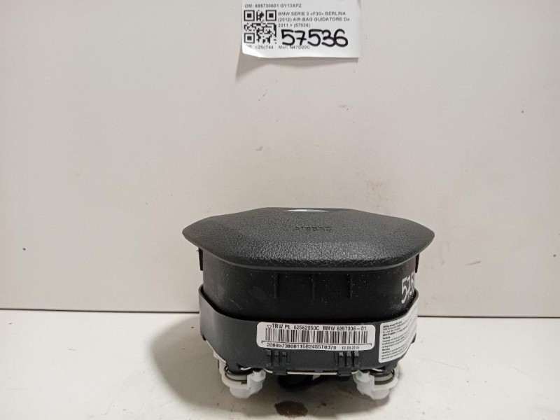 Air-bag Guidatore 685730601 Bmw Serie 3 F30 Berlina 2012