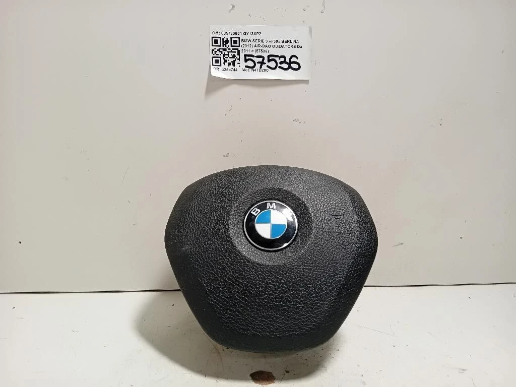 Air-bag Guidatore 685730601 Bmw Serie 3 F30 Berlina 2012