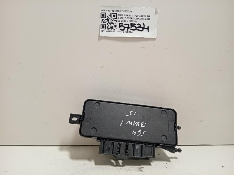 Centralina Air-bag 65779348726 Bmw Serie 1 F20 Berlina 2015