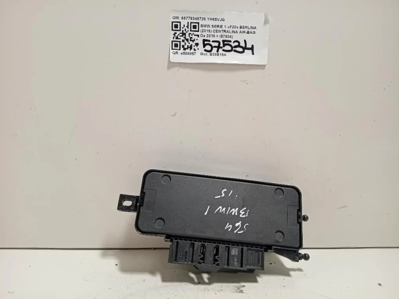 Centralina Air-bag 65779348726 Bmw Serie 1 F20 Berlina 2015