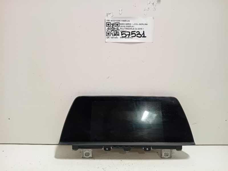 Display Multimediale 932212208 Bmw Serie 1 F20 Berlina 2015