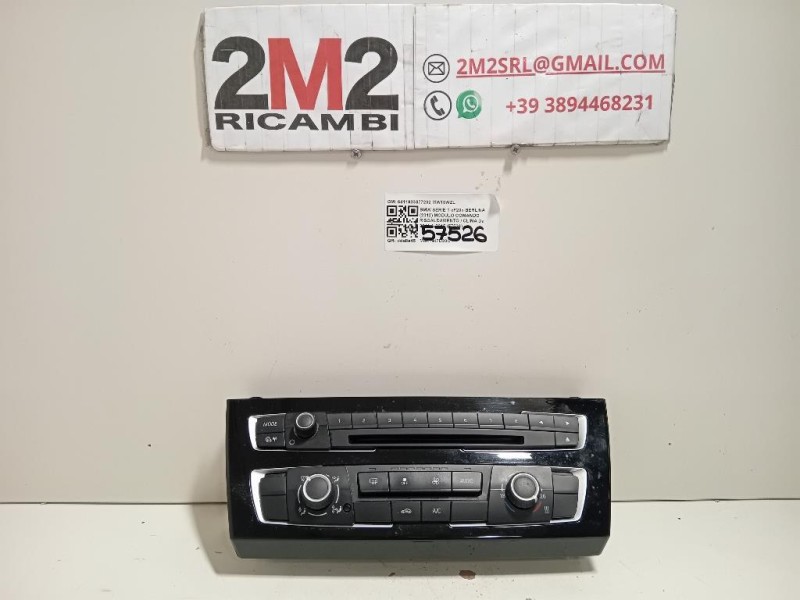 Modulo Comando Riscaldamento Clima 6411933877202 Bmw Serie 1 F20 Berlina 2012