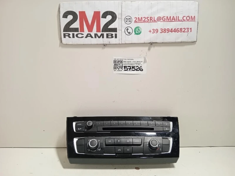 Modulo Comando Riscaldamento Clima 6411933877202 Bmw Serie 1 F20 Berlina 2012