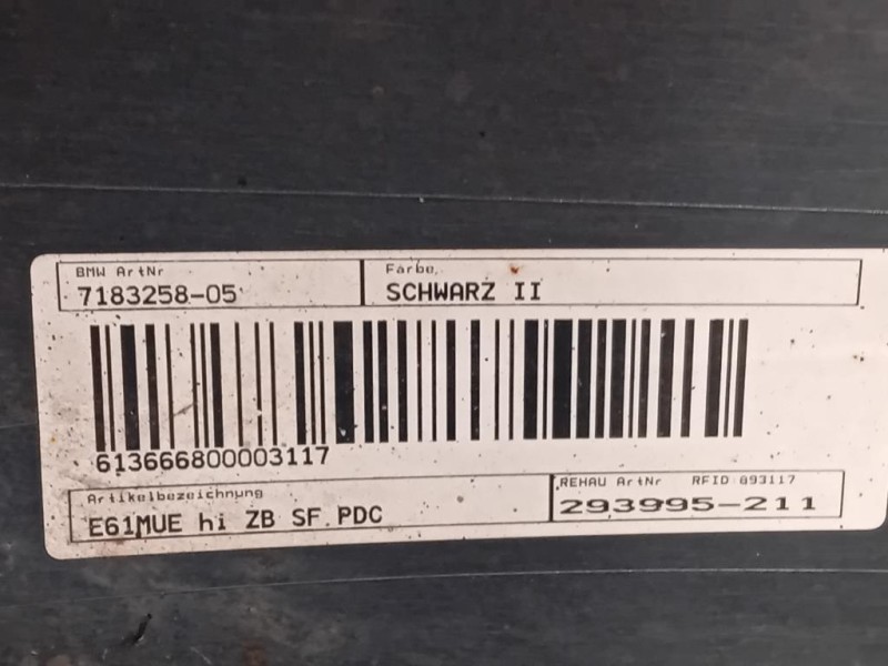 Paraurti POST 51127060758 Bmw Serie 5 E61 Touring 2004