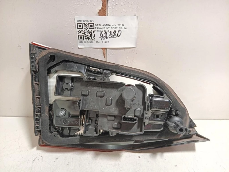 Fanale INT POST DX 39077381 Opel Astra K 2016