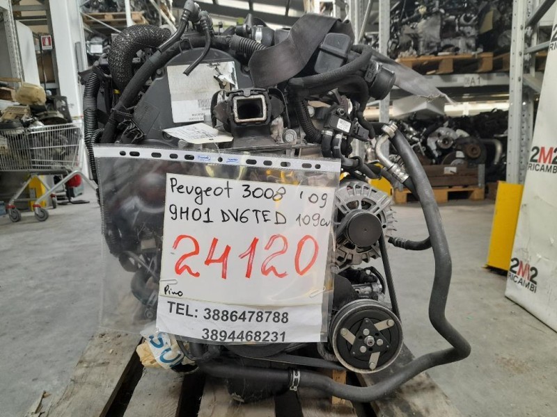 Motore Completo DV6TED4 9H01 109 CV 80 KW Peugeot 3008 I 2009