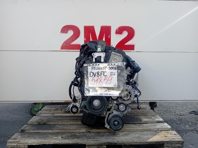 Motore Completo DV6FC 120 CV 88 KW Peugeot 3008 I 2013