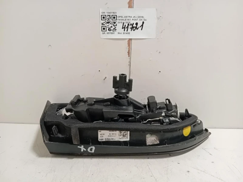 Fanale INT POST DX 13401523 Opel Astra K 2016