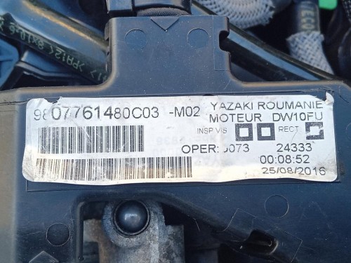 Motore Completo DW10FUD 131 CV 97 KW Peugeot Boxer III 2014