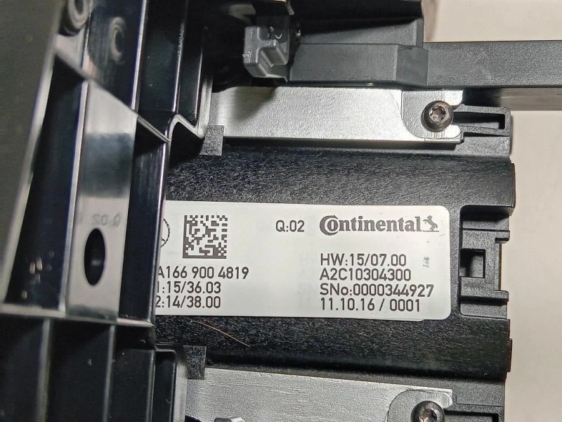 Selettore Cambio Marce Cruscotto A 166 900 4819 Mercedes Classe GLE W166 2015