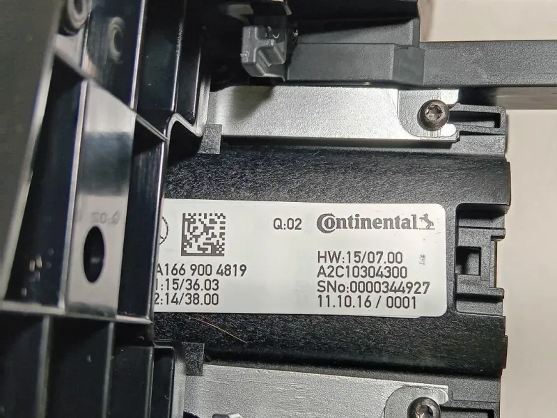 Selettore Cambio Marce Cruscotto A 166 900 4819 Mercedes Classe GLE W166 2015