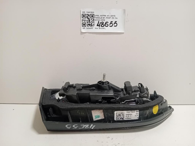 Fanale INT POST DX 13401523 Opel Astra K 2016