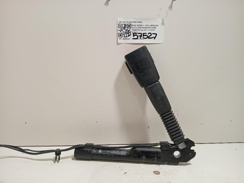 Pretensionatore Sinistro 34110143D Bmw Serie 1 F20 Berlina 2015