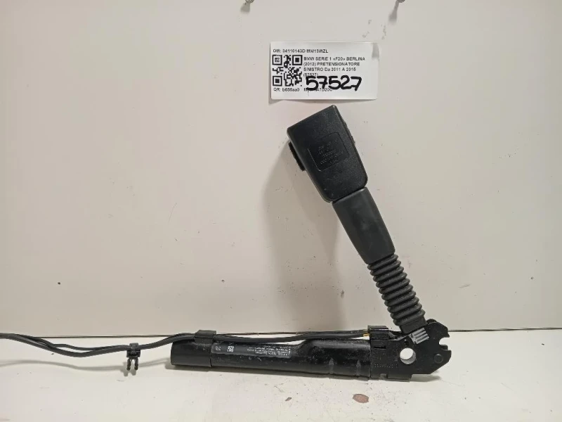 Pretensionatore Sinistro 34110143D Bmw Serie 1 F20 Berlina 2015
