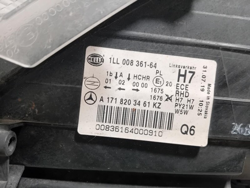 Proiettore ANT DX A1718203461 Mercedes Classe SLK R171 2004