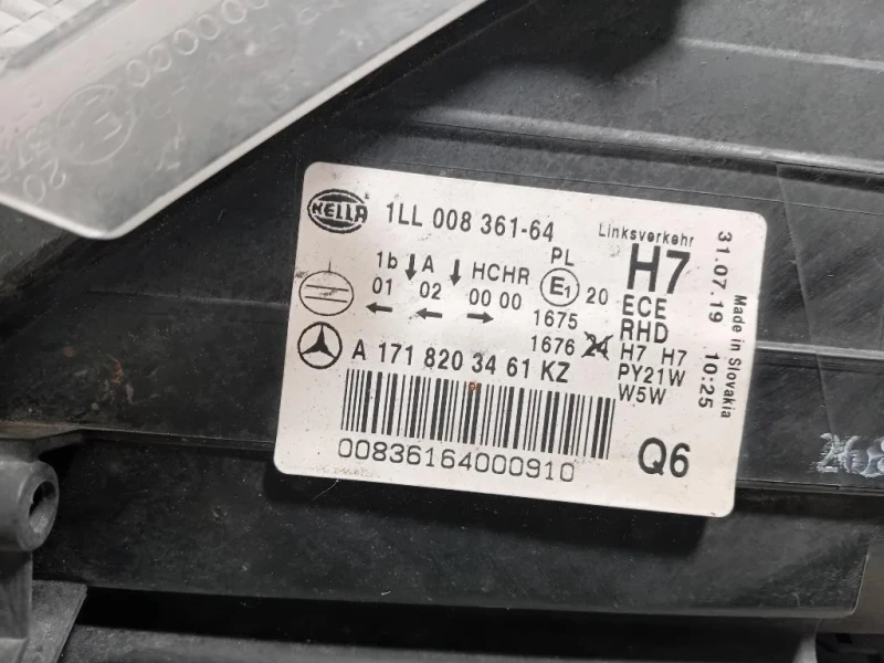 Proiettore ANT DX A1718203461 Mercedes Classe SLK R171 2004