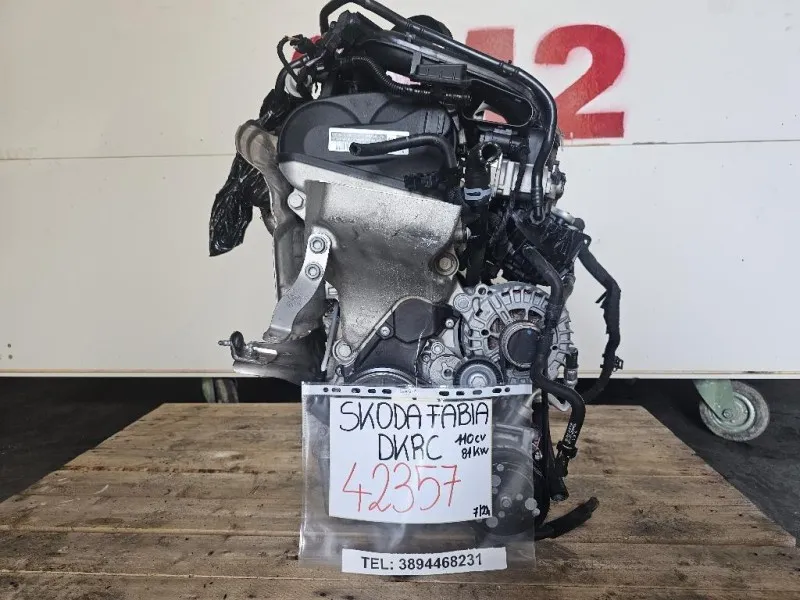 Motore Completo DKRC 110 CV 81 KW 04C100098N Skoda Fabia NJ3 2018