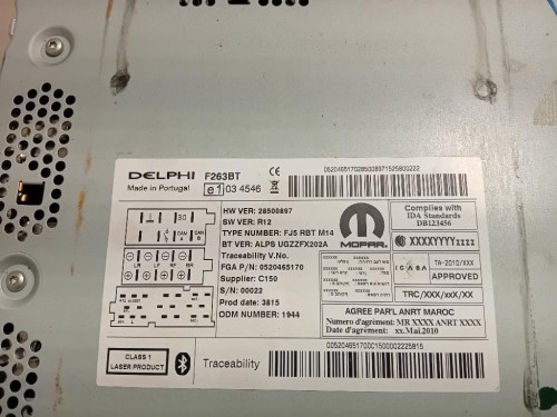 Semiasse ANT DX 51854040 Fiat 500 II 2008