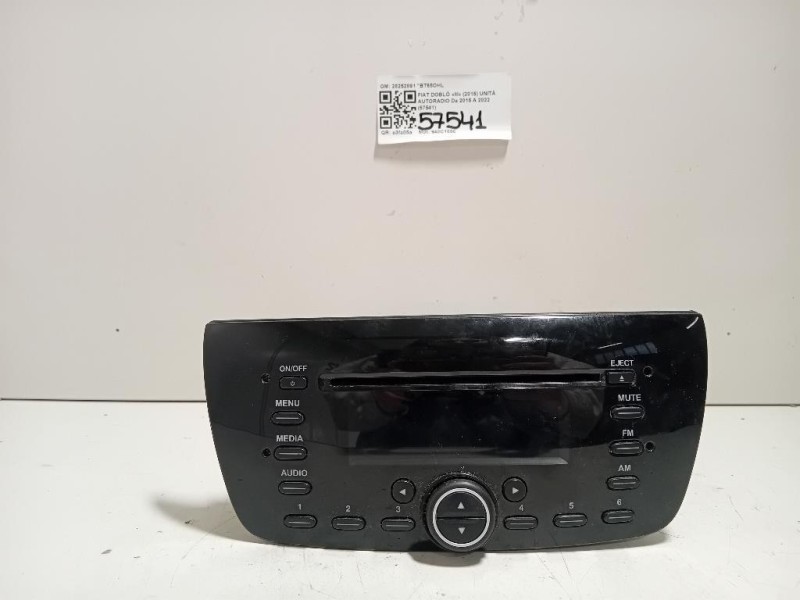 Unità Autoradio 28252891 Fiat Doblò III 2015