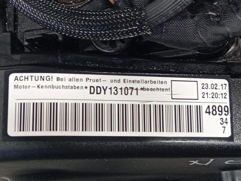 Motore Completo DDYA 116 CV 85 KW Skoda Octavia 5E3 2017